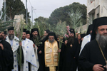 Ο Σεβ. Αρχιεπ. Αβήλων κ. Δωρόθεος προεξάρχων της Βαϊφόρου Λιτανείας
