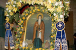 Η εικόνα του Αββά Γερασίμου του Ιορδανίτου στο Καθολικό.