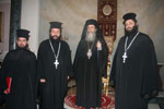 Ο Μακαριώτατος με τους Πατέρες της Ι. Αρχιεπισκοπής Αθηνών