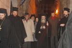 Η κάθοδος των Αγιοταφιτών στο Ναό για την εορτή της 1ης Ιανουαρίου