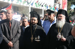 Ο Άγιος Ιορδάνου κ. Θεοφύλακτος & ο Σκευοφύλαξ π. Αρτέμιος στην υποδοχή