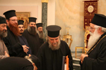 Ο Μητροπολίτης Δημητριάδος με τον Γέροντα Αρχιγραμματέα κ. Αρίσταρχο