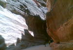 View of the archaeological area in Petra