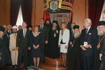 Αναμνηστική φωτογραφία της επισκέψεως του Πρωθυπουργού στο Πατριαρχείο