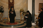 Ο Αρχιγραμματεύς προσφωνεί τον Μακαριώτατο επί τη ονομαστική εορτή Αυτού.