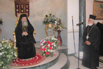 Ο π. Ηλίας Σουές, εξ ονόματος της Ιορδανίας προσφωνεί τον Μακαριώτατο