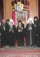 17/10/09 Οι Πανιερώτατοι Μητροπολίτες Τσουβασίας κ. Βαρνάβας και Μινσκ κ. Φιλάρετος του Πατριαρχείου της Ρωσίας στο Πατριαρχείο Ιεροσολύμων