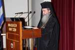 Ο Μακαριώτατος κατά την εκφώνηση του εναρκτήριου λόγου του