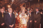 Η Α.Θ.Μ. με τον Πρωθυπουργό και τον Γενικό Πρόξενο στο Σπήλαιο