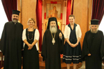 Ο Μακαριώτατος με τους εκπροσώπους του Ευρωπαϊκού Οργανισμού Δημοσίου Δικαίου