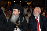 Ο Μακαριώτατος με το Διαχειριστή της Μ.Κ.Ο. 'Ρωμηοσύνη' κ. Πέτρο Κυριακίδη