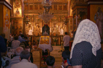 Το εσωτερικό του περικαλλούς ναού της Μεταμορφώσεως