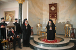 Ο παρασημοφορηθείς Άγιος Νεαπόλεως προσφωνεί τον Μακαριώτατο