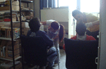 The children of the Center of Love during dental examination